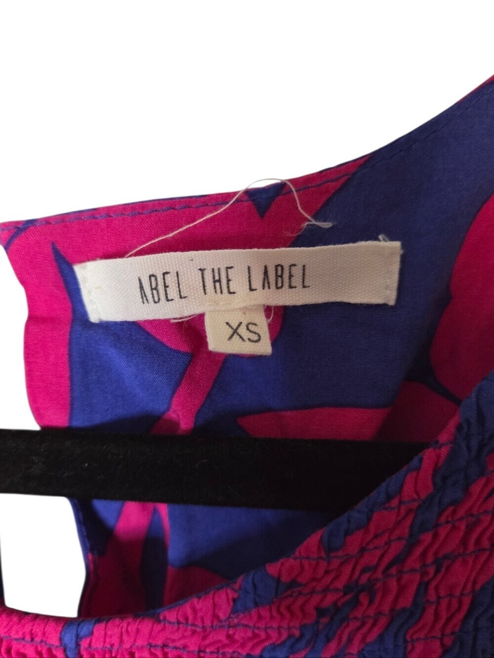 Abel The Label Pink And Blue Tiered Maxi Dress Size XS - Picture 4 of 6